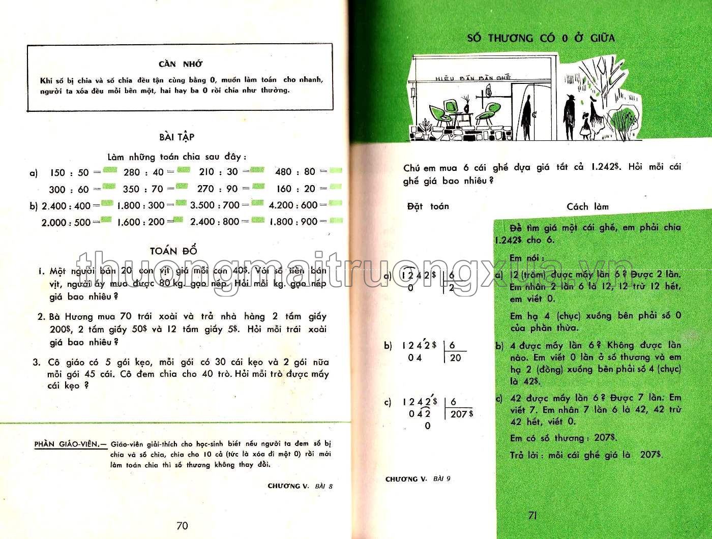 Em học toán lớp ba (1965) - Trang 42