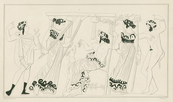 Seated Apollo feeding a hind 1844 1861
