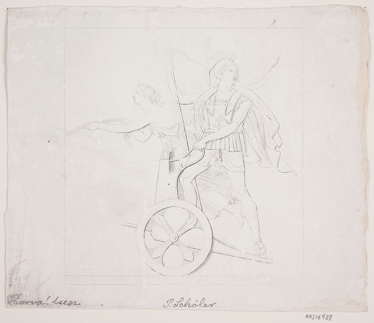 Udsnit af Thorvaldsens Alexanderfrise