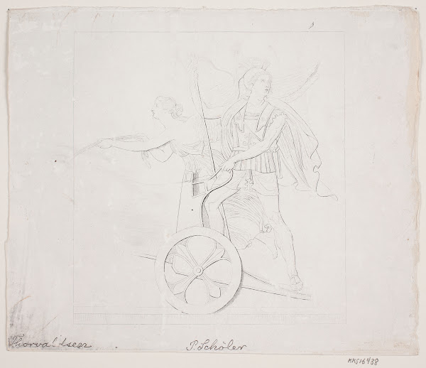 Udsnit af Thorvaldsens Alexanderfrise