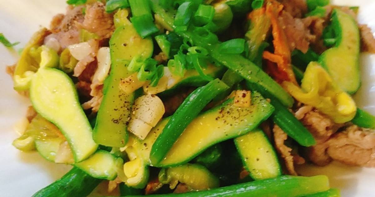 Thịt bò xào bí nụ