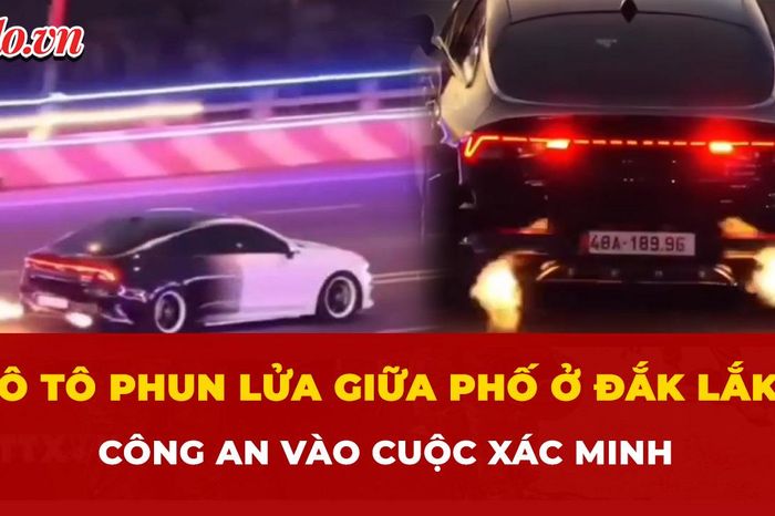 Clip ô tô phun lửa, tăng tốc trên đại lộ gây xôn xao mạng xã hội - Báo Pháp Luật TP.HCM