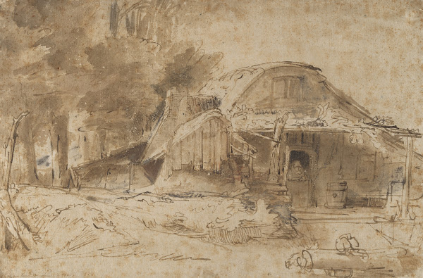 Cottage near the Entrance to a Wood 1644