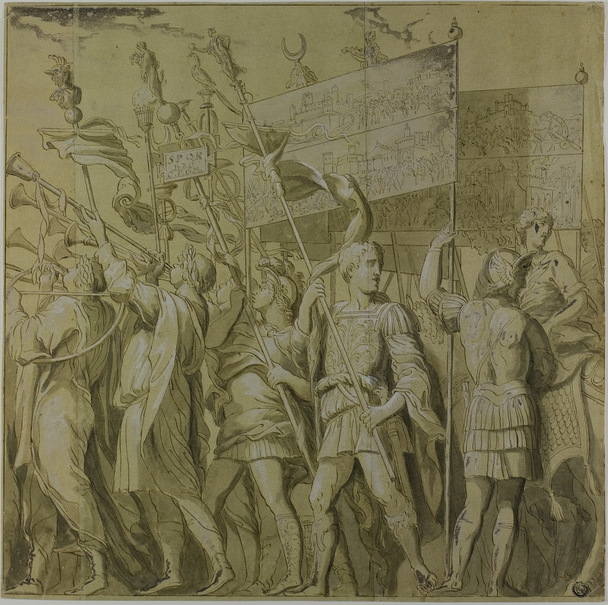 Triumphs of Julius Caesar Canvas No I 18th century