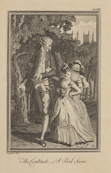 The contrast A park scene 1780