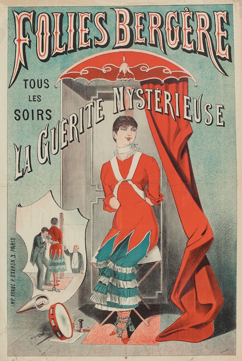 Folies Bergere Tous Les Soirs La Guerite Mysterieuse 1880 1900