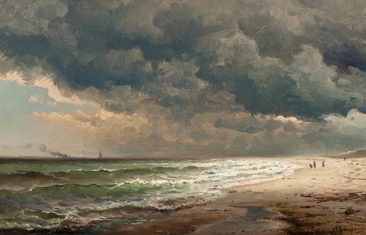 Long Island Beach circa 1875