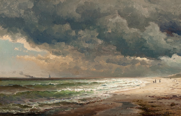 Long Island Beach circa 1875