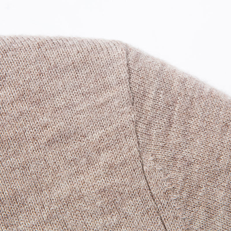 Men's Wool Sweater, 100% Wool, Zipper, Stand-Up Collar