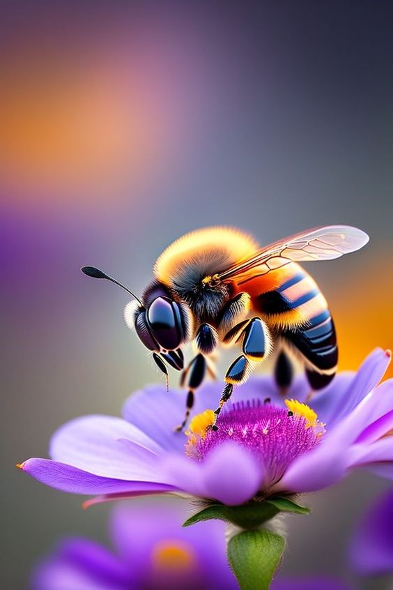 Bee Flower Picture