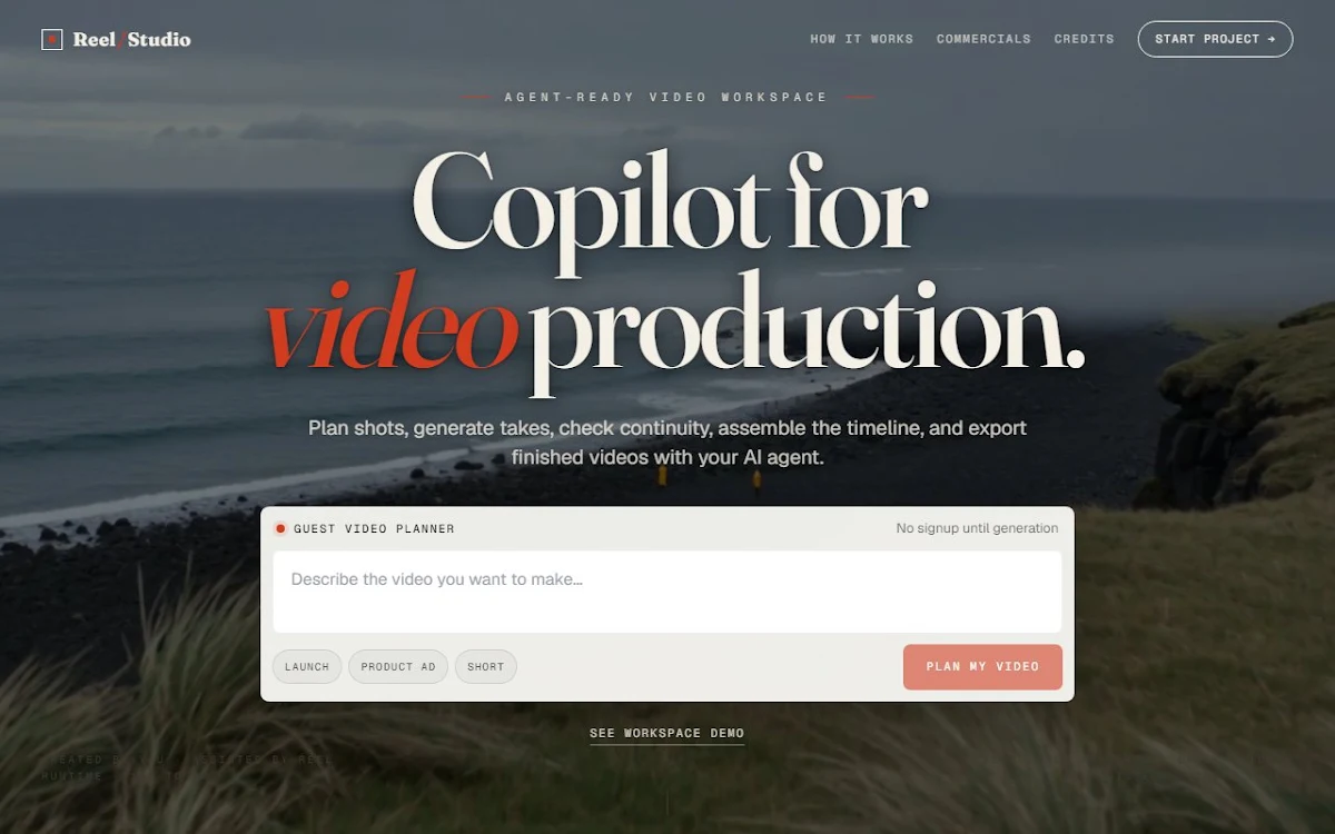 Captura de Reel Studio