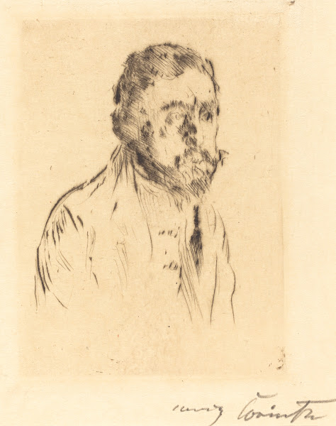 Hermann Struck Bildnisstudie H St 1920