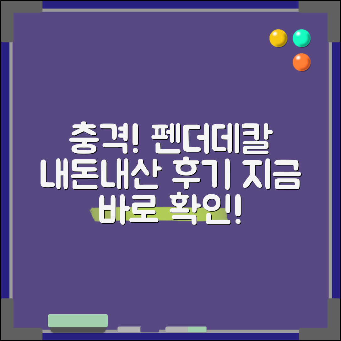 충격적인 펜더데칼 내돈내산 후기 공개!