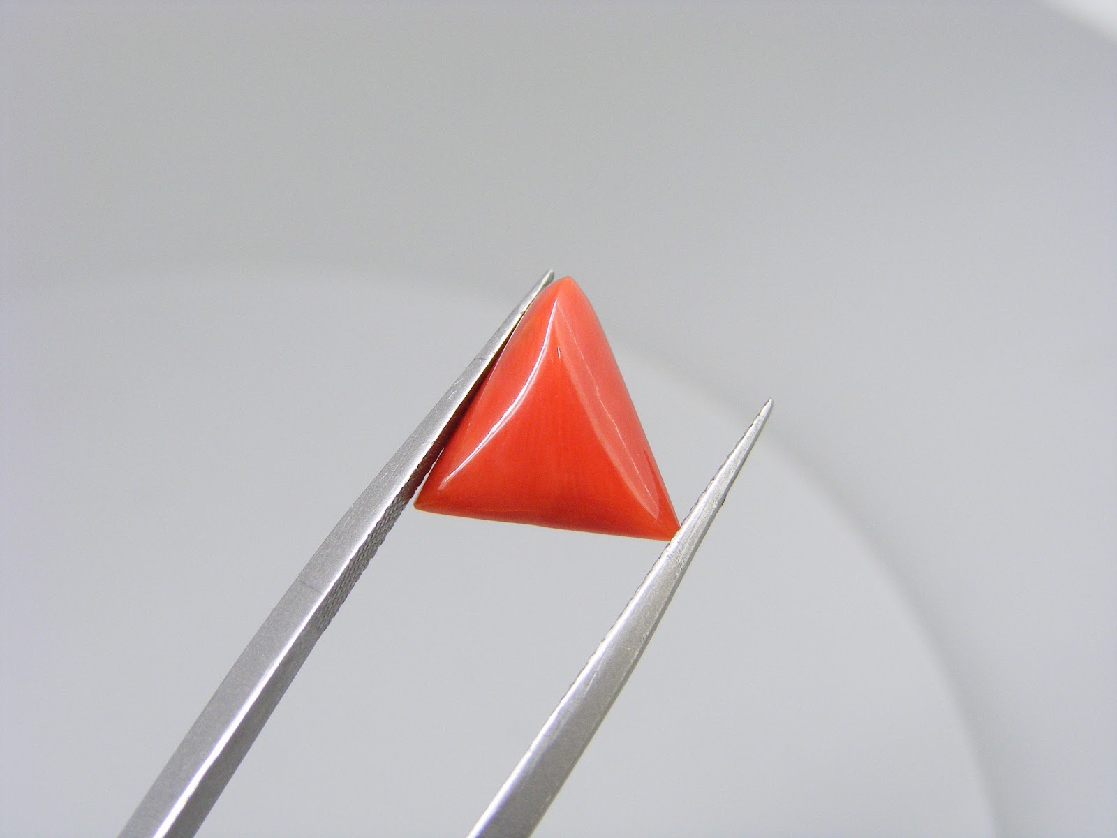 Natural Triangle Red Coral 4.26