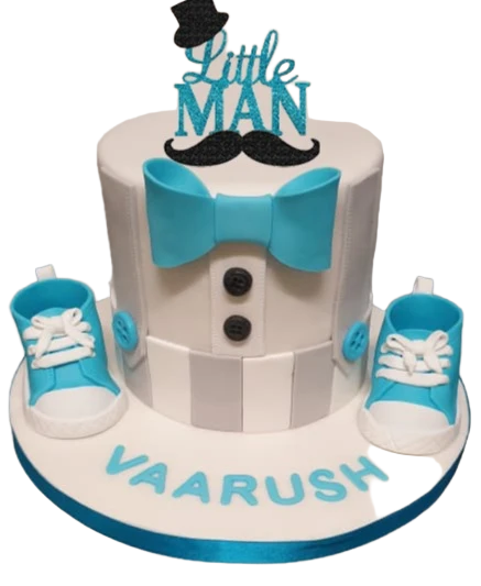 Little Man 1st Birthday Cake CB-NC414