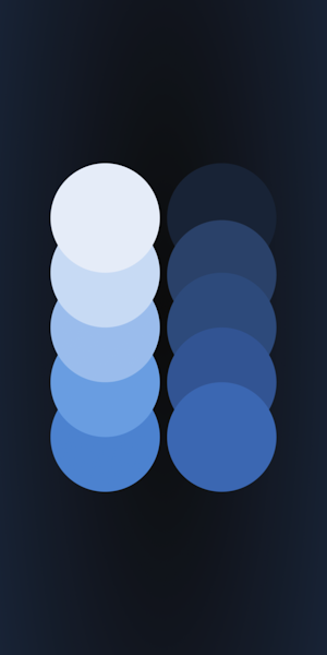 Gradient, Blue, Circles, Abstract 2K iPhone Wallpaper Background