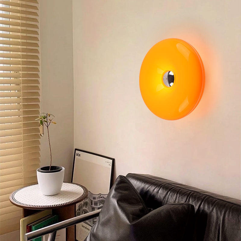 Donut table lamp with touch switch, 22.5 × 15 × 7 cm