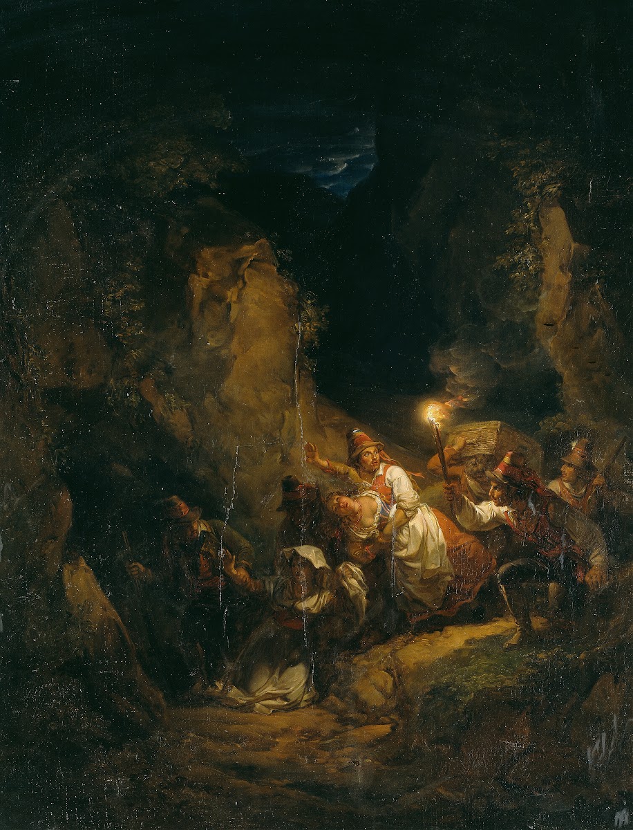 Italian Bandits Abducting Some Women 1823