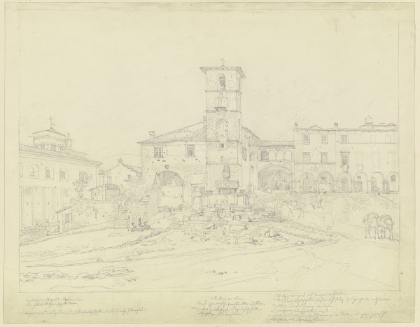 Marktplatz Von Civita Ducale In Den Abruzzen