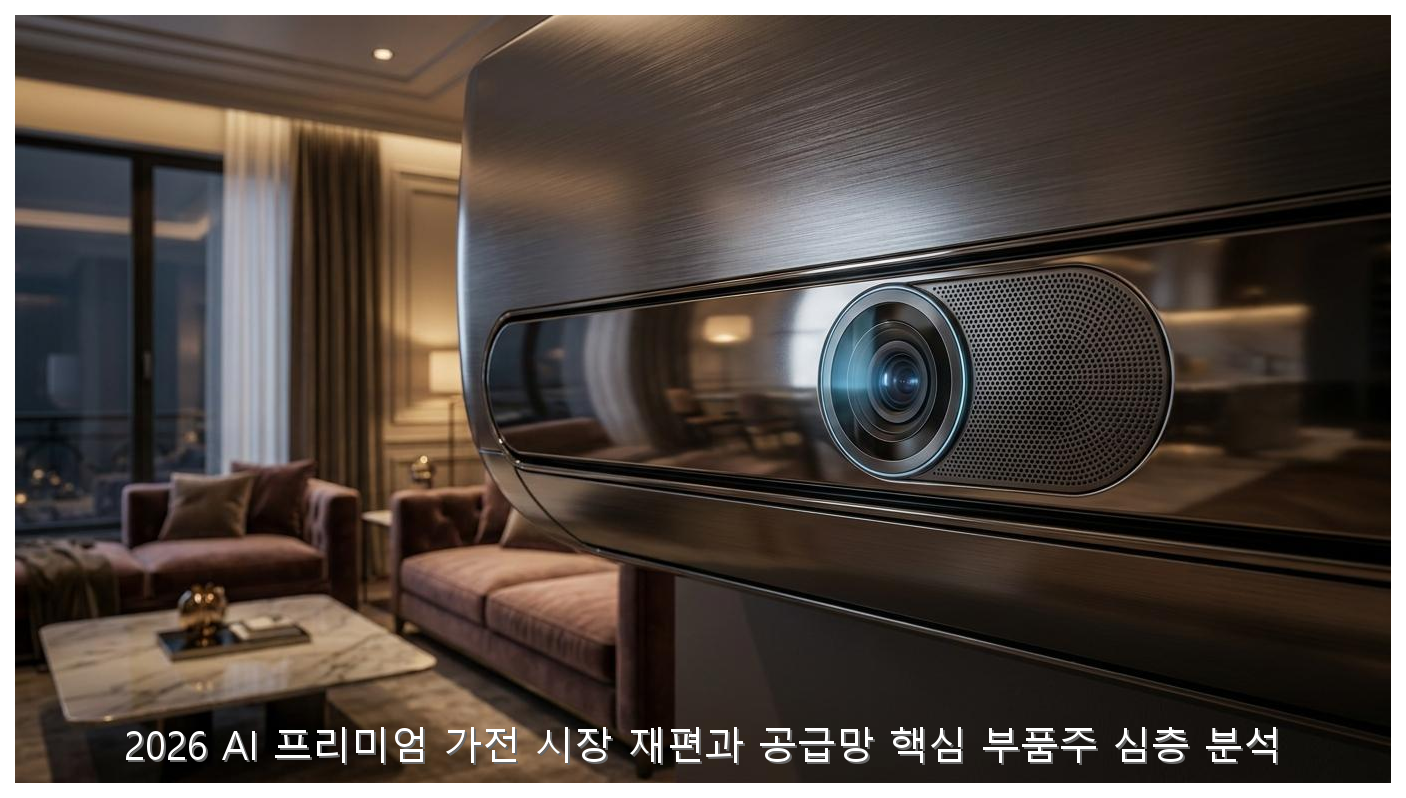 2026 AI 프리미엄 가전 시장 재편과 공급망 핵심 부품주 심층 분석 핵심 안내 및 분석 인포그래픽 (5)