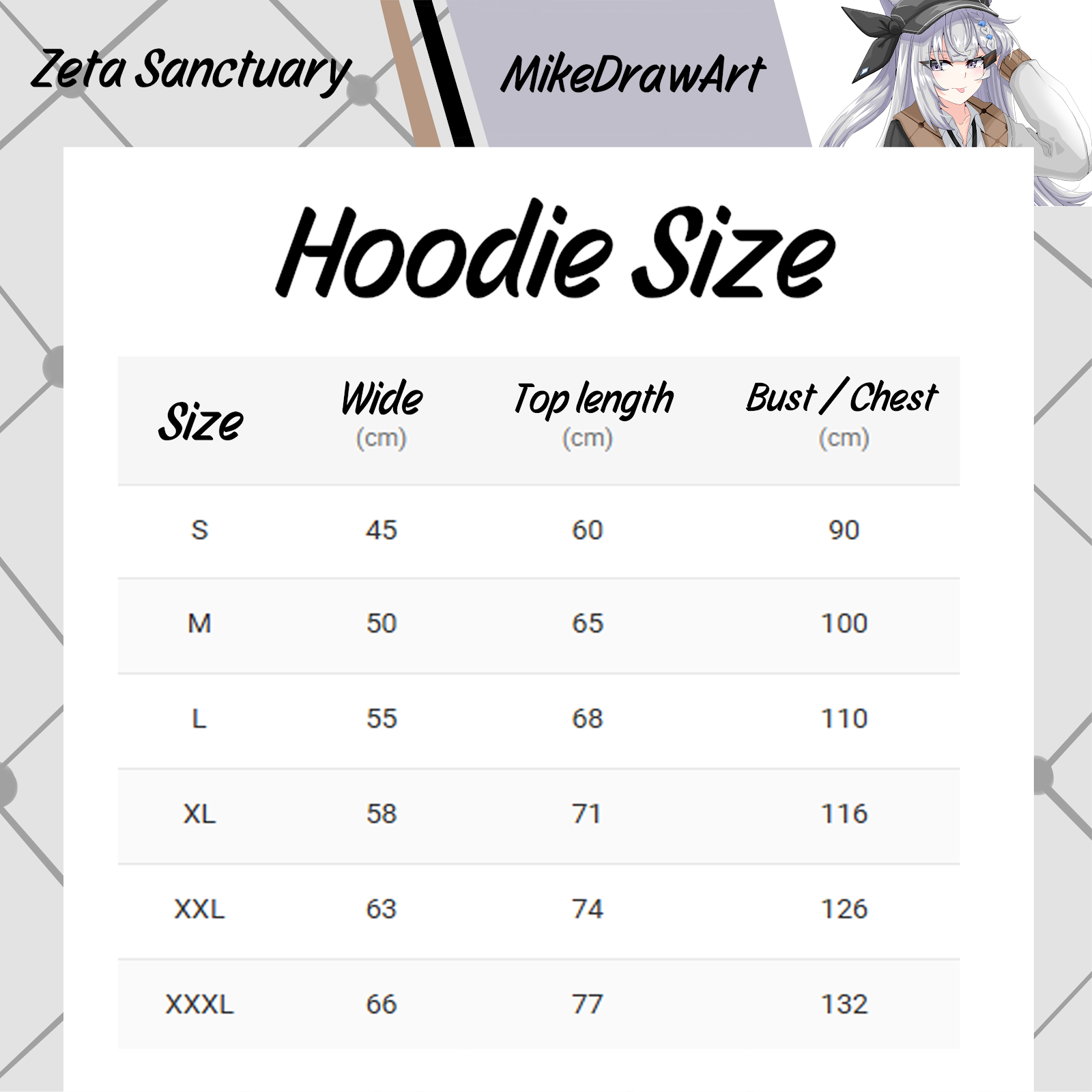 Hoodie Zeta By MikeDrawArt