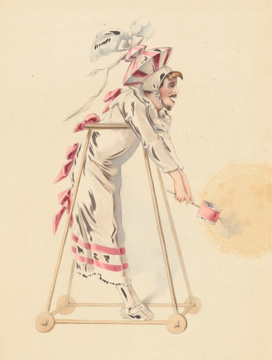 Un bébé dans Geneviève de Brabant ballet des bébés 1875