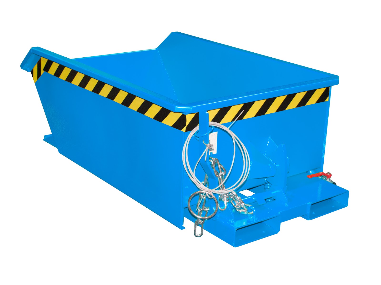 Mini-spaander-kiepecontainer SMGU 270, gelakt, Lichtblauw