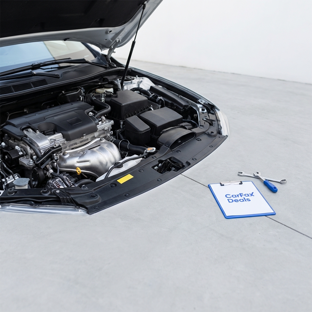 what is the gm 6 month rule close up photo of a clean car engine bay on white concrete background with a subtle 3666ed accent on a nearby clipboard showcasing engine condition and transparency