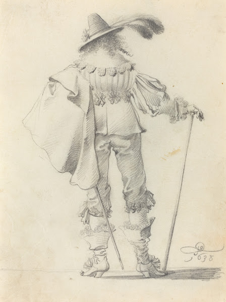 Gentleman Seen from Behind 1638