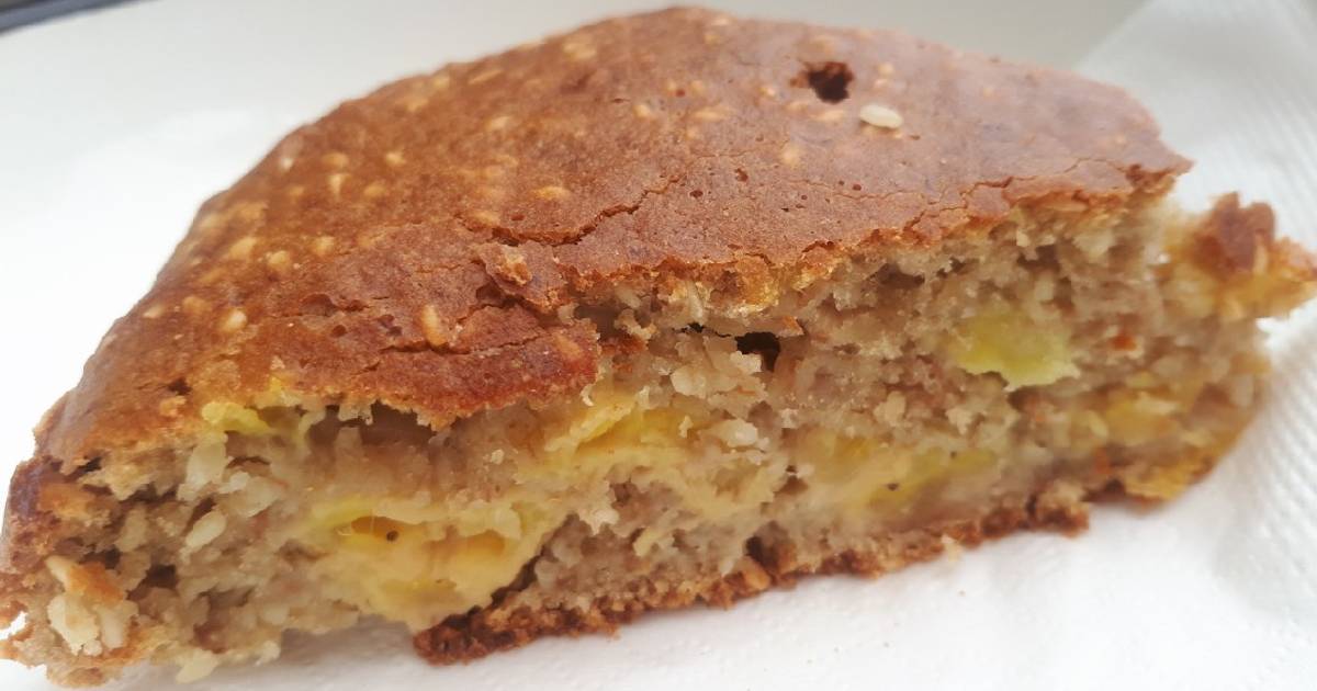 Bánh chuối nướng gừng mè