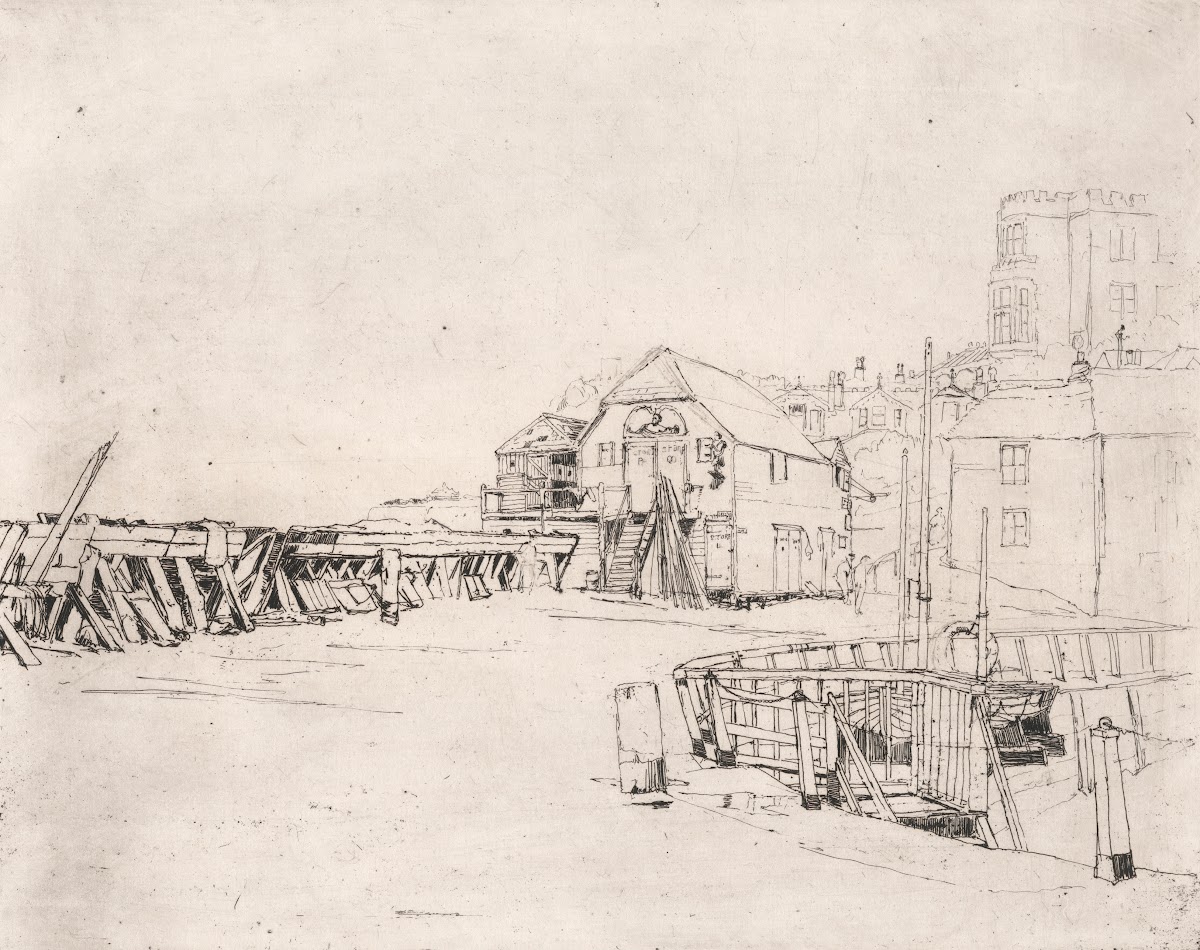 The Lusitania Raft on Broadstairs Pier 1920