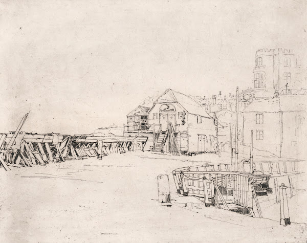 The Lusitania Raft on Broadstairs Pier 1920