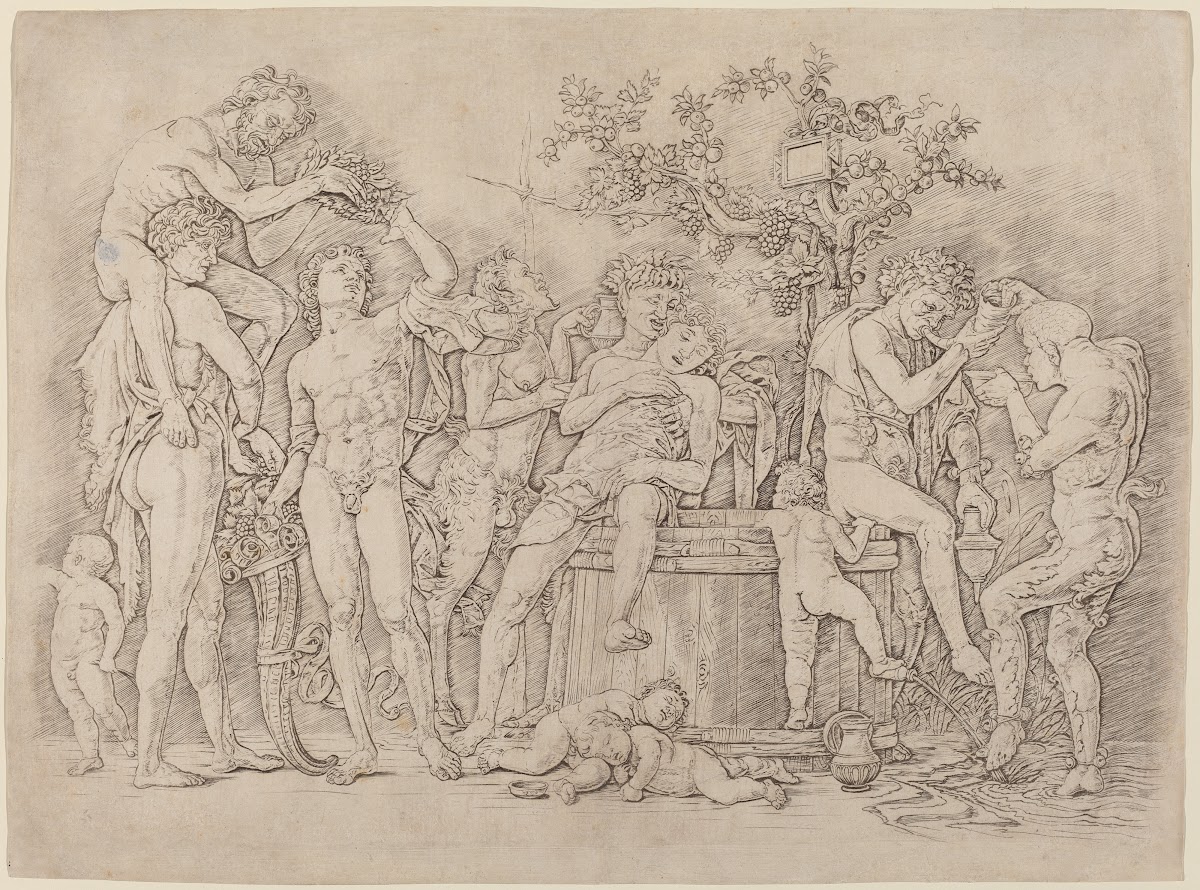 Bacchanal with a Wine Vat c 1475