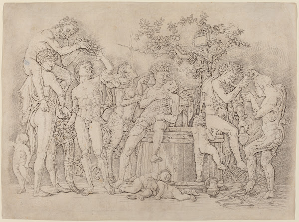 Bacchanal with a Wine Vat c 1475