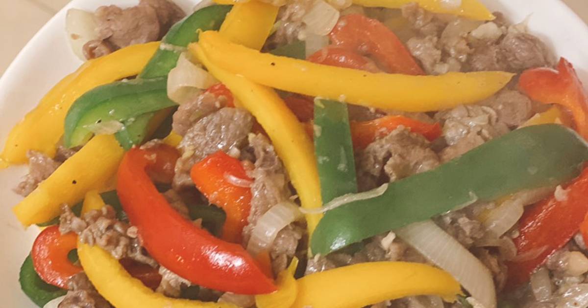 Thịt bò xào rau củ