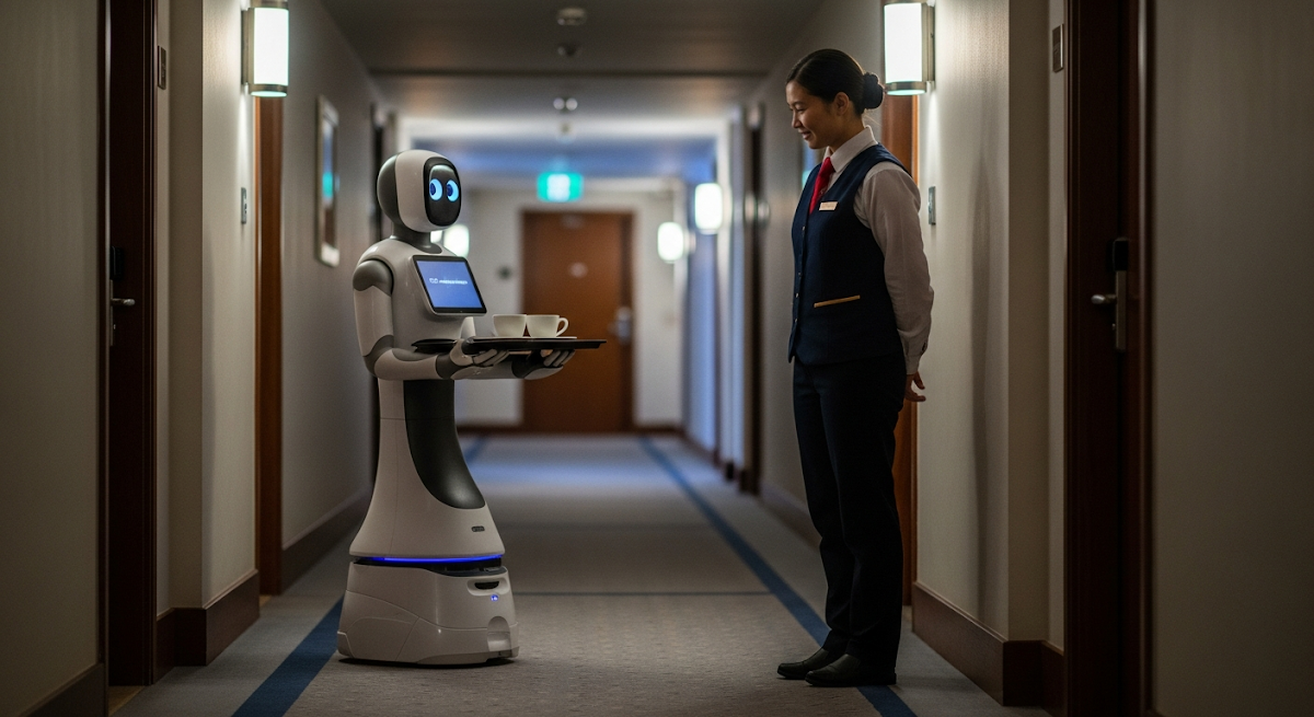 Zimmerservice Roboter: Effizienz und Kostenentlastung in der Hotellerie