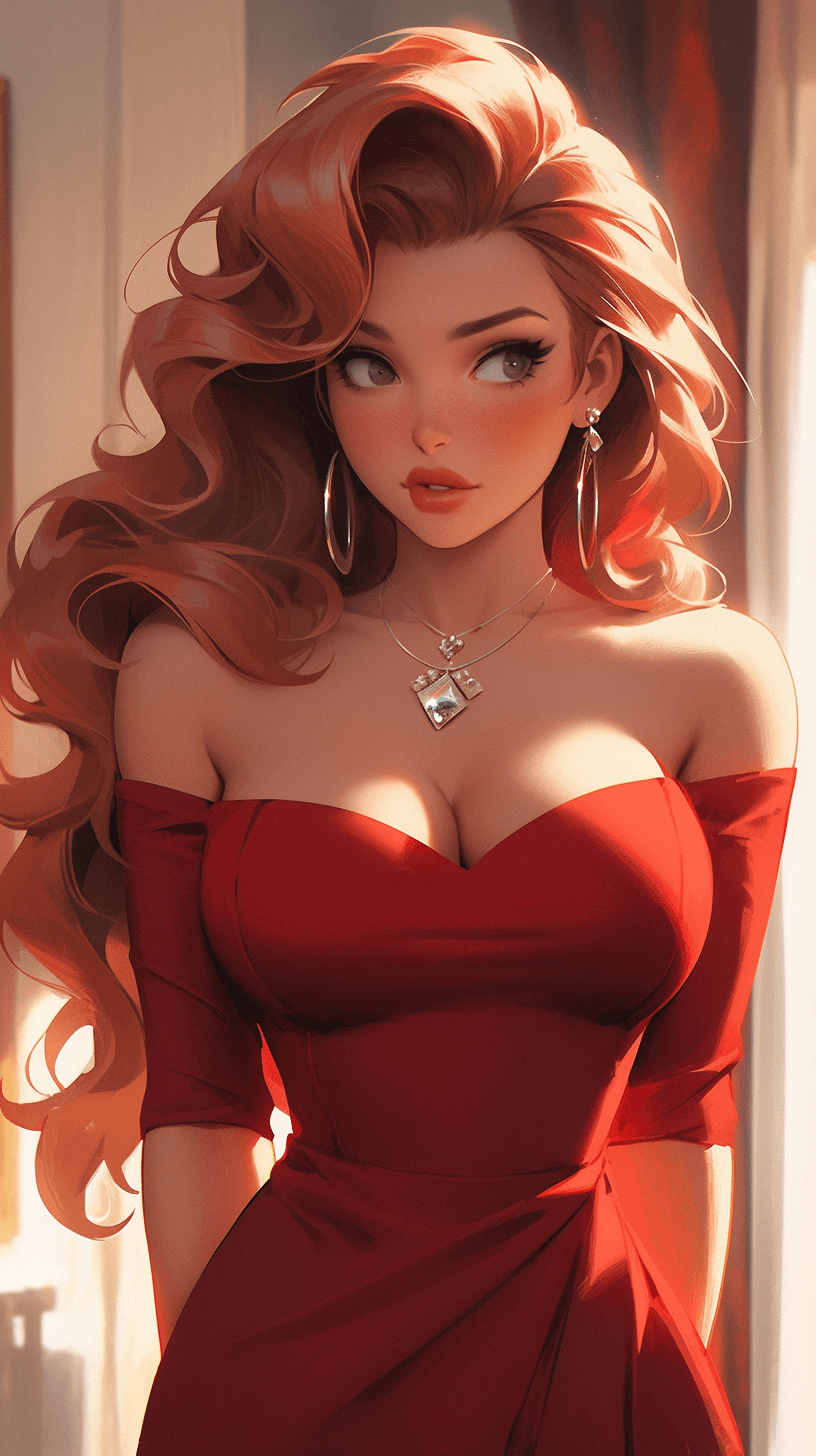 Jessica Rabbit, una chica hermosa y carismática.