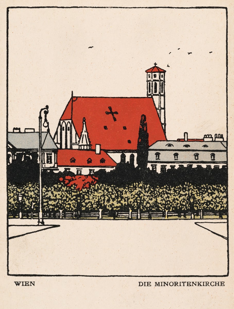 Nr 134 Wien Die Minoritenkirche 1908