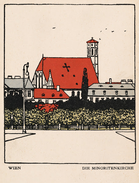 Nr 134 Wien Die Minoritenkirche 1908