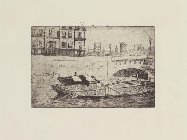 Péniches au Pont Neuf 1893