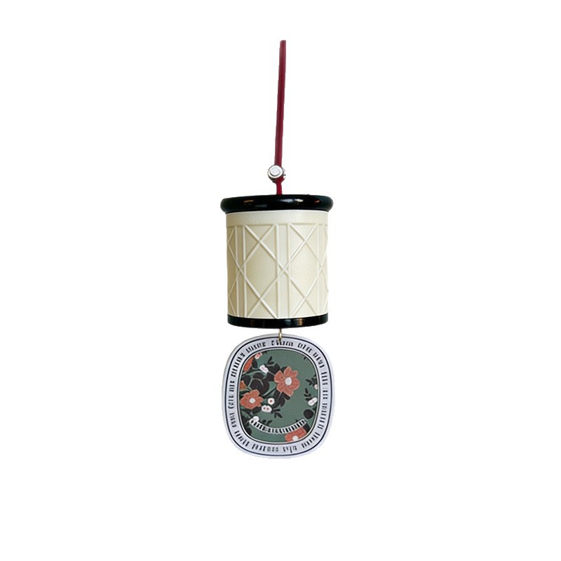 Retro Car Air Freshener for Rearview Mirror, Cylinder Design
