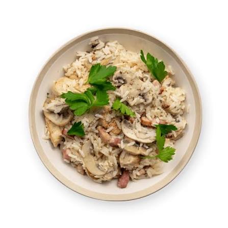 Charshi Chicken With Garlic Mushroom Rice & Drink