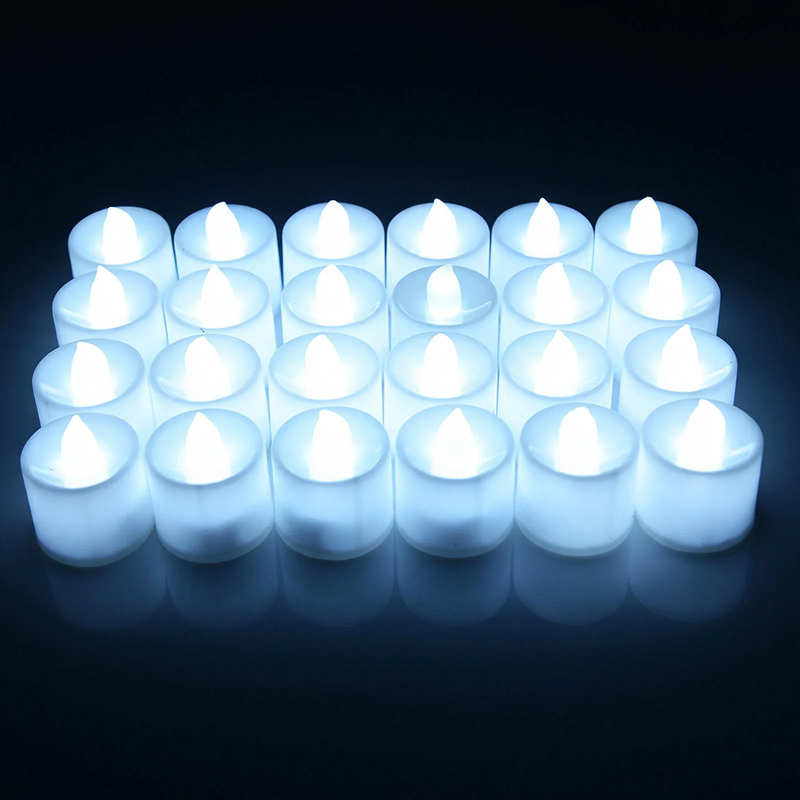 LED candle, color changing