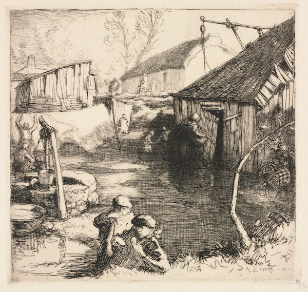 Fishermens Quarters Saint Jean de Monts 1915
