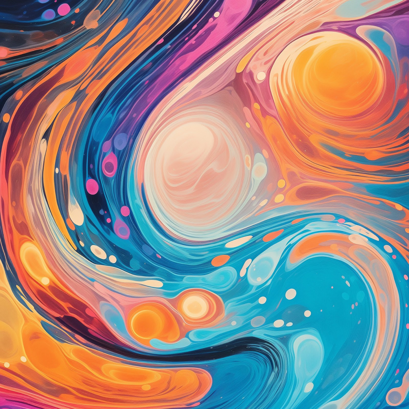 Download Abstract Art, Fluid Art, Colorful Design, Swirls 2K iPhone