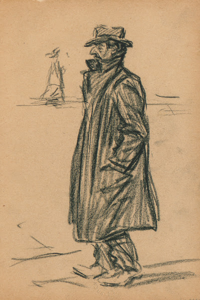 De rustige wandelaar