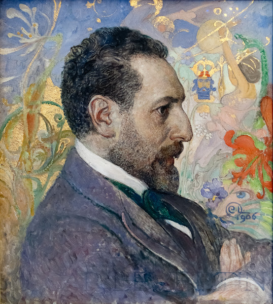 Portrait of Oscar Levertin 1906