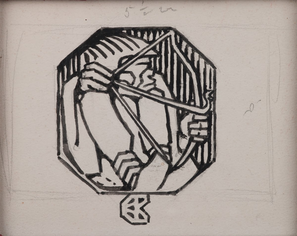 Koru Kalevala The Illustrated Kalevala Poem XII end vignette 1922