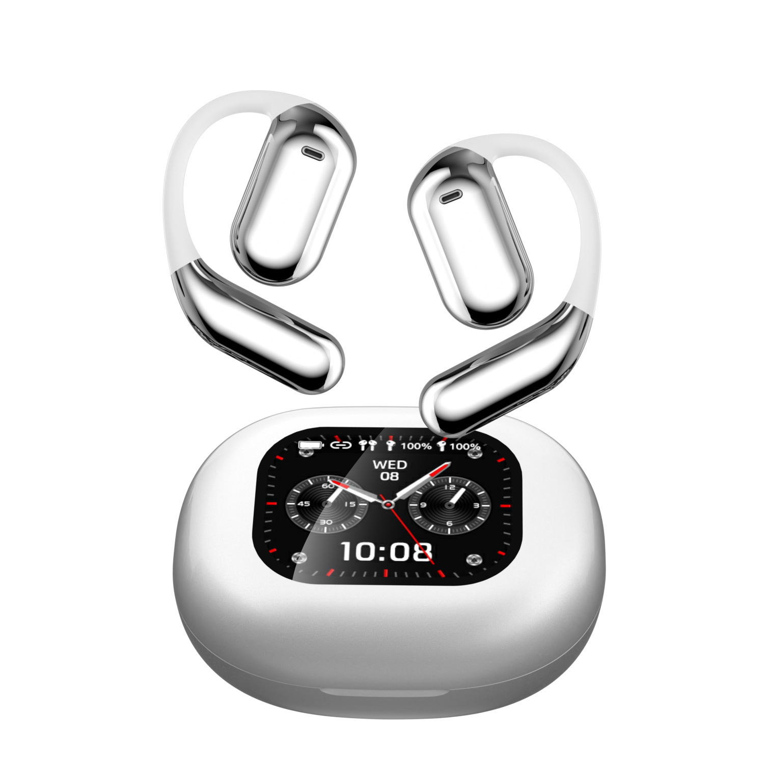 Open Bluetooth headphones with noise cancellation