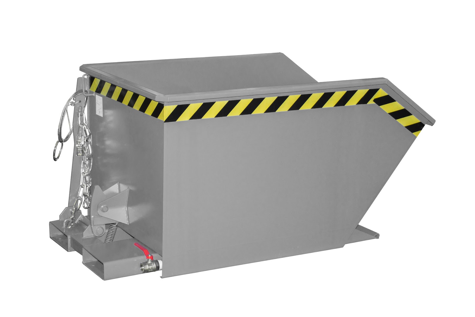 Spaander-kiepcontainer SGU 50, gelakt, Muisgrijs